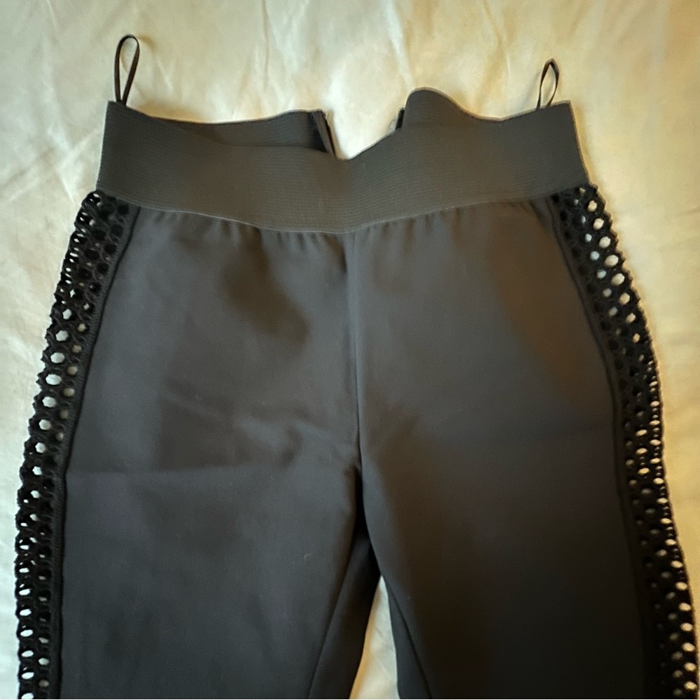 Black Stella McCartney Pants with Mesh Sides